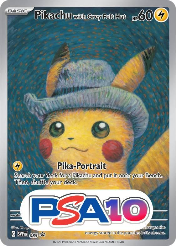 Pikachu with Grey Felt Hat